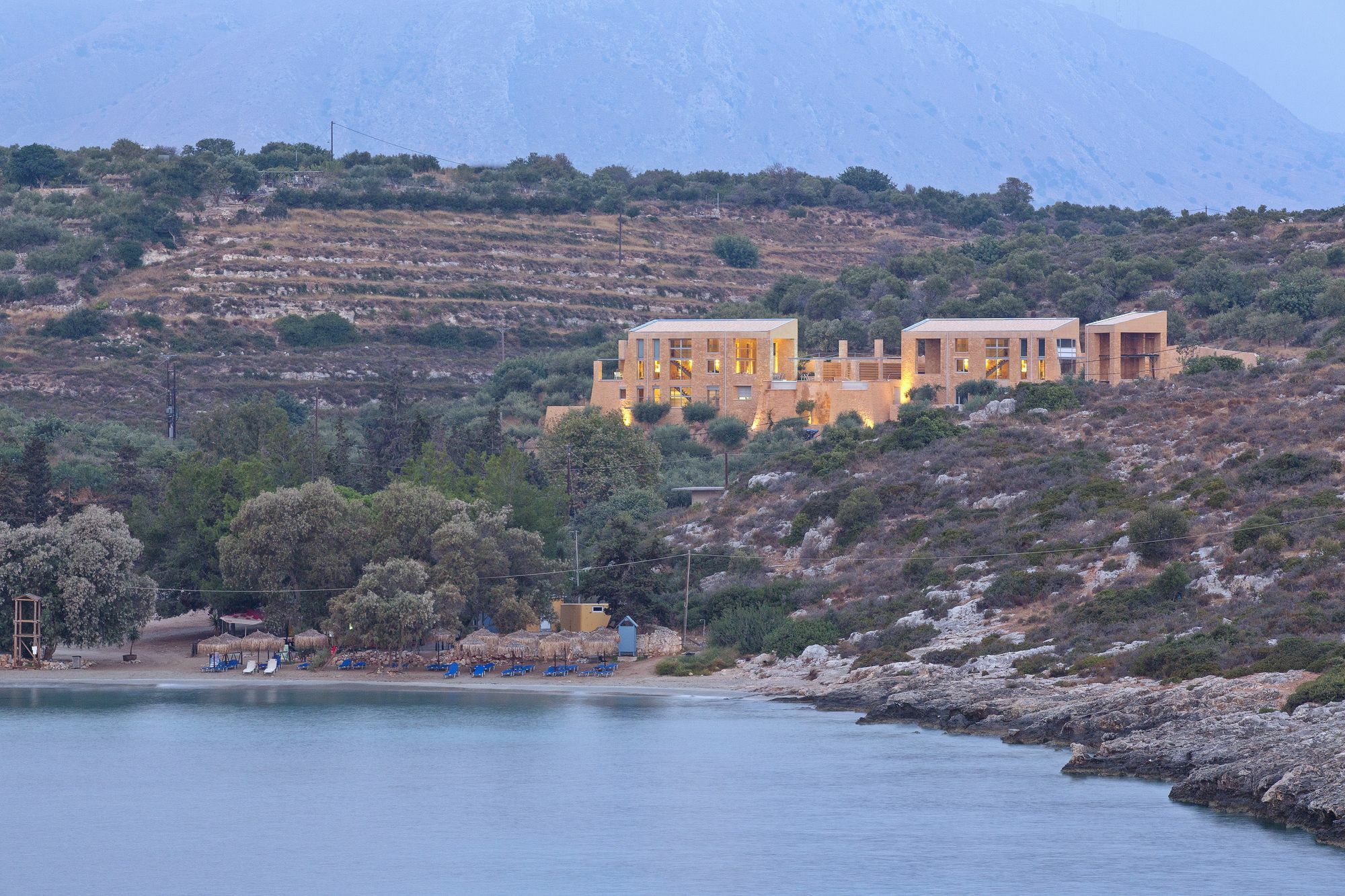 Olea Villas - Infinity Pool, Hot Tub, Sea Views Marathi  Exterior foto